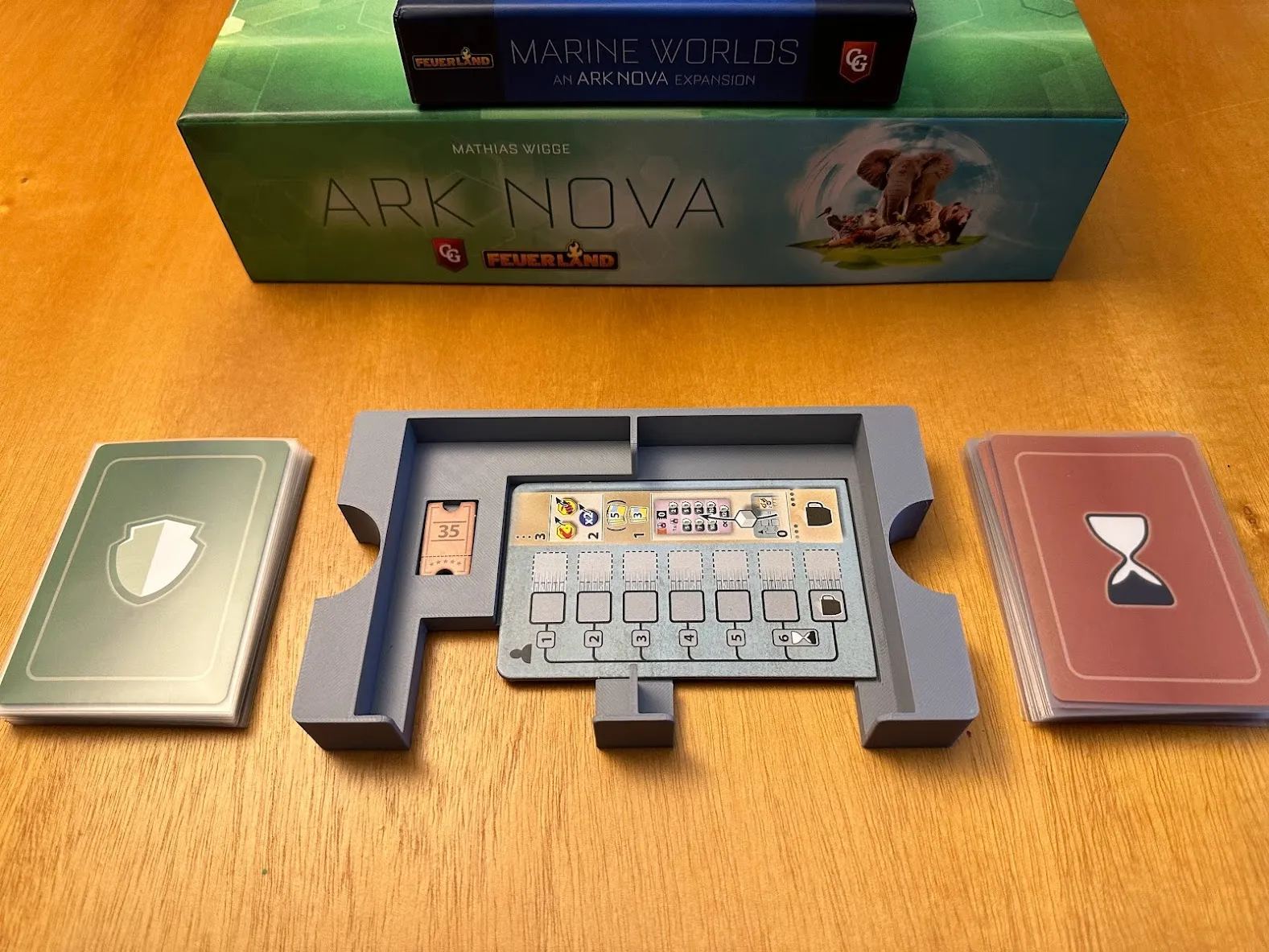 Insert / Organiseur compatible Ark Nova + extension Mondes Marins – Impression 3D – Image 7