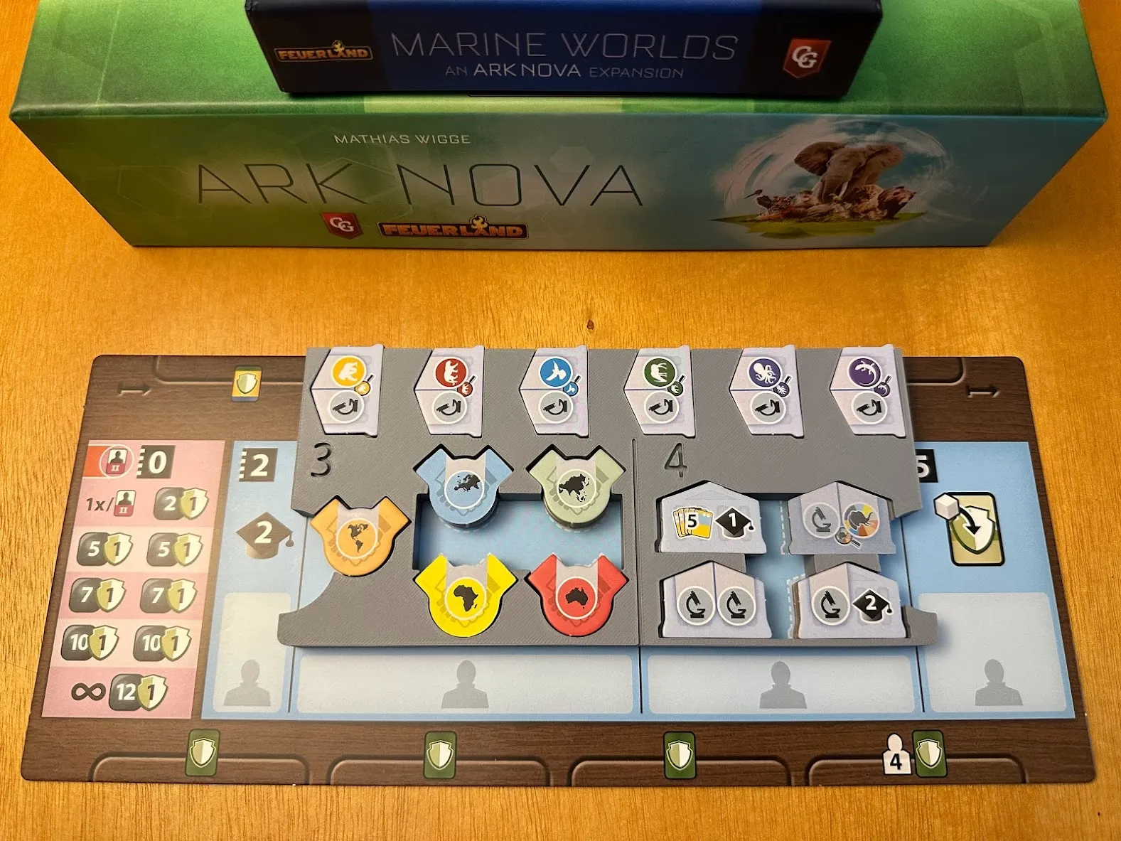 Insert / Organiseur compatible Ark Nova + extension Mondes Marins – Impression 3D – Image 9