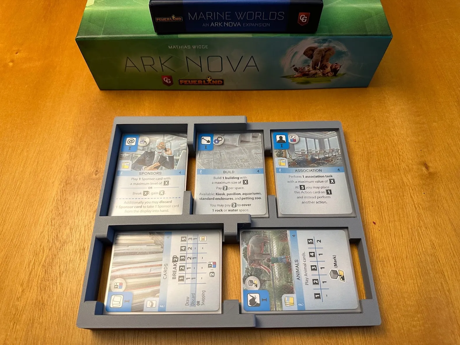 Insert / Organiseur compatible Ark Nova + extension Mondes Marins – Impression 3D – Image 11