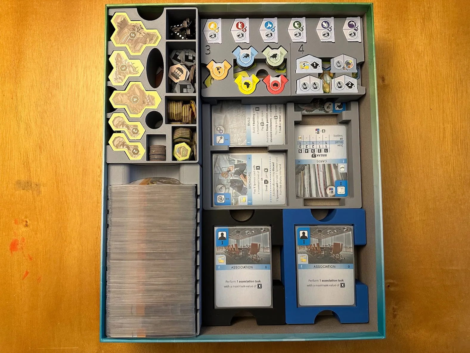 Insert / Organiseur compatible Ark Nova + extension Mondes Marins – Impression 3D – Image 4