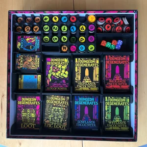 Insert / Organiseur compatible Dungeon Degenerates + Extension Mean Streets
